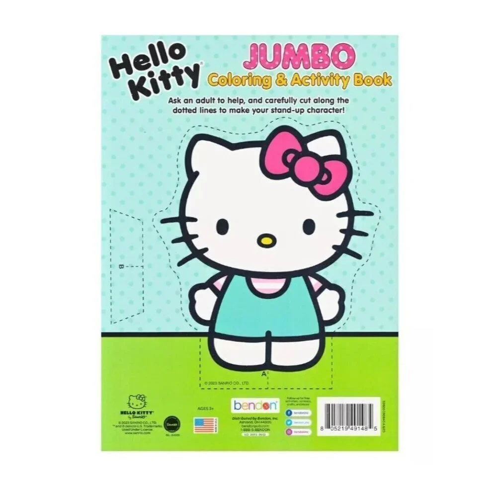 Hello Kitty Coloring & Activity Book: 64 Pages with Bonus Standup Character!